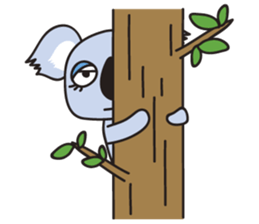 pretty koala sticker #4841018
