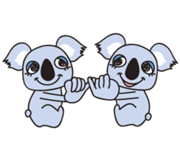 pretty koala sticker #4841019