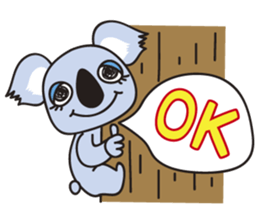 pretty koala sticker #4841022
