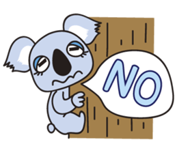 pretty koala sticker #4841023