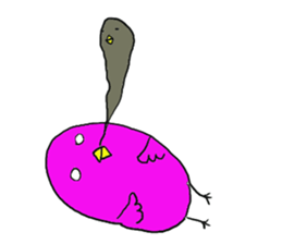 Beautiful bird Sticker sticker #4841468