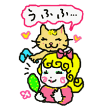 Baby and cat part7 sticker #4841671
