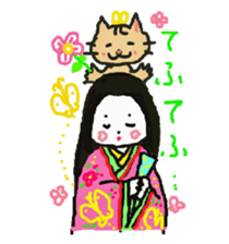 Baby and cat part7 sticker #4841675