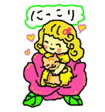 Baby and cat part7 sticker #4841691