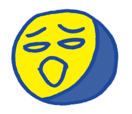 Yellow circle2 sticker #4842026