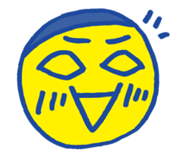 Yellow circle2 sticker #4842035