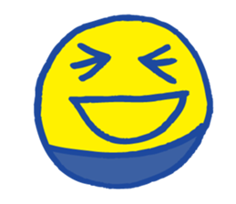 Yellow circle2 sticker #4842038