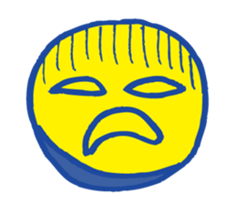 Yellow circle2 sticker #4842041