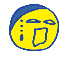 Yellow circle2 sticker #4842042