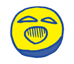 Yellow circle2 sticker #4842044