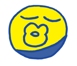 Yellow circle2 sticker #4842045