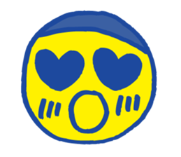 Yellow circle2 sticker #4842052