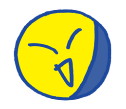 Yellow circle2 sticker #4842057