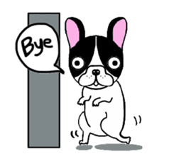 BOBU - Boston Terrier French Bulldog sticker #4842225