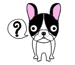 BOBU - Boston Terrier French Bulldog sticker #4842229