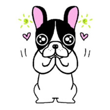 BOBU - Boston Terrier French Bulldog sticker #4842238