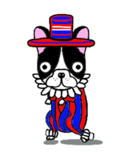 BOBU - Boston Terrier French Bulldog sticker #4842240