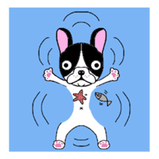 BOBU - Boston Terrier French Bulldog sticker #4842243