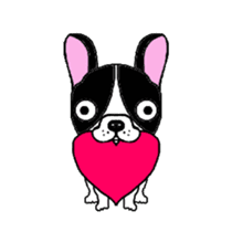 BOBU - Boston Terrier French Bulldog sticker #4842253