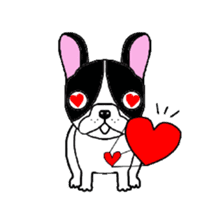 BOBU - Boston Terrier French Bulldog sticker #4842255
