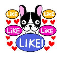 BOBU - Boston Terrier French Bulldog sticker #4842256