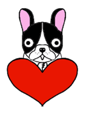 BOBU - Boston Terrier French Bulldog sticker #4842259