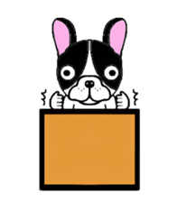 BOBU - Boston Terrier French Bulldog sticker #4842263