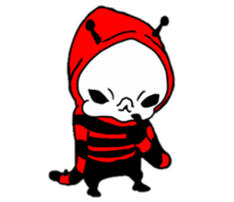 Alien P sticker #4842469