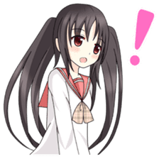 Akari of a twin tail sticker #4842505