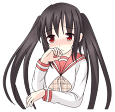 Akari of a twin tail sticker #4842529