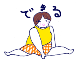 Women to challenge diet. sticker #4842799