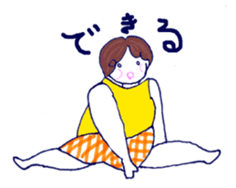 Women to challenge diet. sticker #4842799