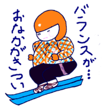 Women to challenge diet. sticker #4842815