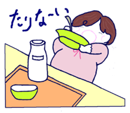 Women to challenge diet. sticker #4842822