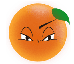 Expressive Oranges sticker #4842868