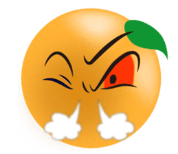 Expressive Oranges sticker #4842872