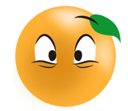 Expressive Oranges sticker #4842877