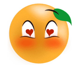 Expressive Oranges sticker #4842879