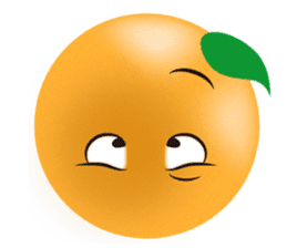 Expressive Oranges sticker #4842902
