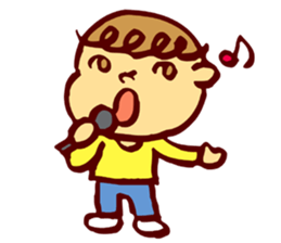 kurukuru-boy sticker #4843006