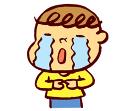 kurukuru-boy sticker #4843011