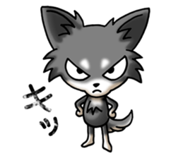 Anger Chihuahua Dog(Japanese) sticker #4843170