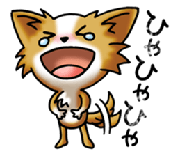 Anger Chihuahua Dog(Japanese) sticker #4843173