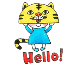 kawaii! inumi & nekora sticker #4843227