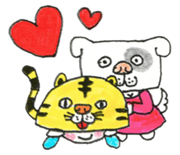 kawaii! inumi & nekora sticker #4843241