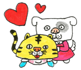 kawaii! inumi & nekora sticker #4843241