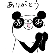 Panda & Rabbit daily life Illustrations sticker #4844148