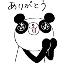 Panda & Rabbit daily life Illustrations sticker #4844148