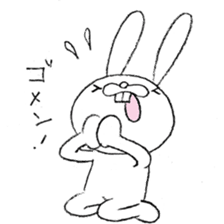 Panda & Rabbit daily life Illustrations sticker #4844149