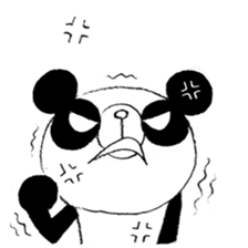 Panda & Rabbit daily life Illustrations sticker #4844150